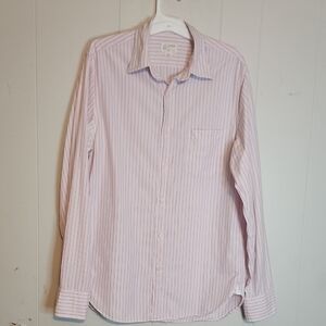 J. Crew Pink Casual Button Down Shirt